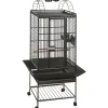 FLAMINGO Cage perroquet pico anthracite coloris gris en acier galvanisé - 83 x 78 x 164 cm