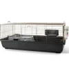 SAVIC Cage pour lapin nain coloris gris Nero 4 de luxe Happy Planet – 118 x 64,5 x 47 cm