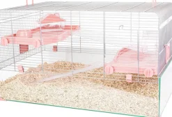 ZOLUX Cage pour rongeur coloris rose Panas Colour 80 – 80 x 50 x 31 cm