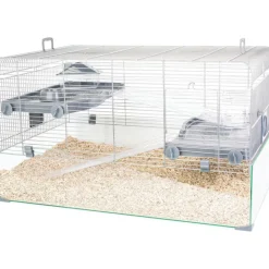 ZOLUX Cage pour rongeur coloris gris Panas Colour 50 – 52 x 29 x 35 cm