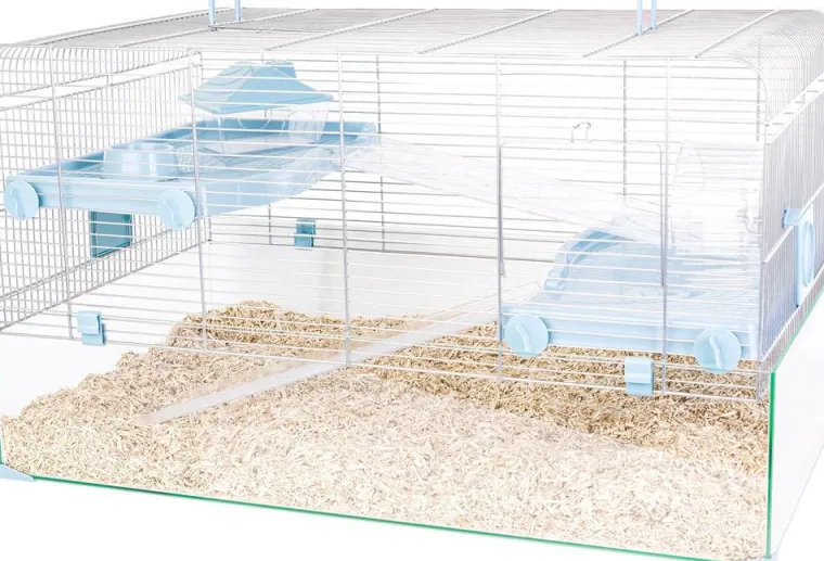 ZOLUX Cage pour rongeur coloris bleu Panas Colour 80 – 80 x 50 x 31 cm