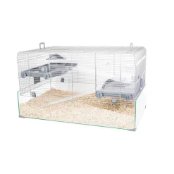 ZOLUX Cage pour rongeur coloris gris Panas Colour 80 – 80 x 50 x 31 cm