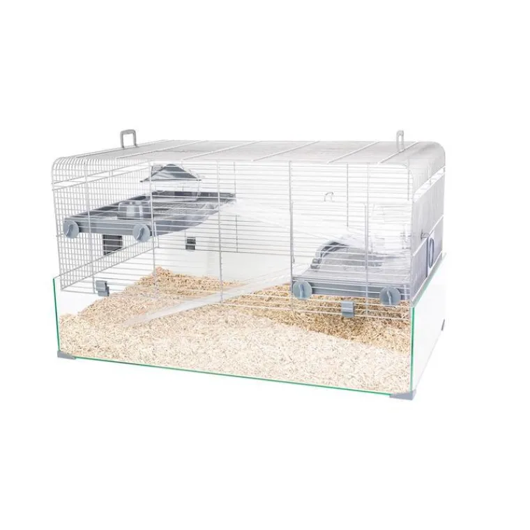 ZOLUX Cage pour rongeur coloris gris Panas Colour 80 – 80 x 50 x 31 cm