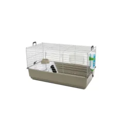 SAVIC Cage pour rongeur Nero 2 de luxe lounge coloris gris – 80 x 50 x 45 cm