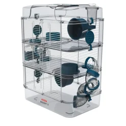 ZOLUX Cage Rody 3 trio bleu L 27 x l 41 x H 53 cm