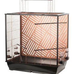 FLAMINGO Cage Siri pour perruche en cuivre 78x48x81,5 cm