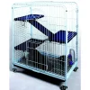 TYROL Cage tower pour rongeurs bleue 64x44xH93 cm