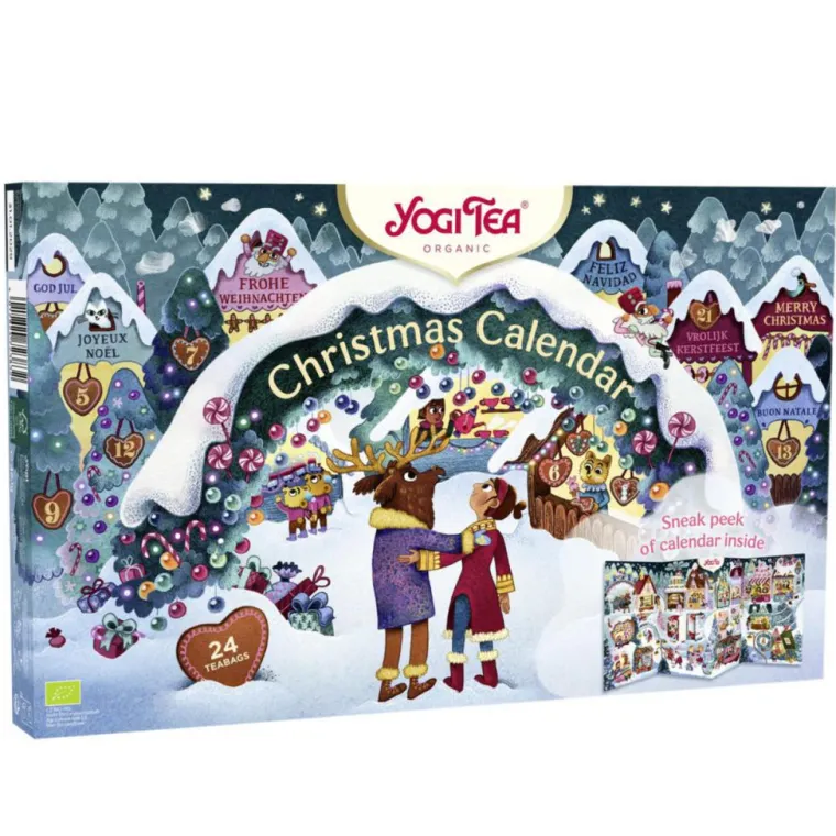 YOGI TEA Calendrier de l'Avent infusions bio - 33 x 21 cm