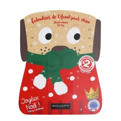 WOUAPY Calendrier de l'Avent pour chien surprises Noël