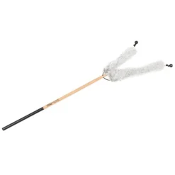 D&D HOME Canne à pêche pour chat coloris gris Liva - 35 x 1,5 x 1,5 cm