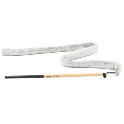 D&D HOME Canne à pêche pour chat coloris gris Lovi - 35 x 1,5 x 1,5 cm