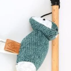 D&D Canne à pêche pour chat coloris multicolore animal avec queue en paille Home Rocco - 35 x 5 x 4 cm
