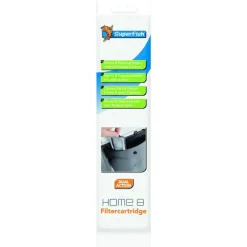 SUPERFISH Cartouche Filtration pour Aquarium Home 8 12,2x28,2x2 cm