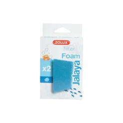 ZOLUX Cartouche x 2 de mousse Foam bleue pour filtre Jalaya 7,5x1,5x9,5 cm