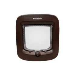 PETSAFE Chatière à puce électronique marron 22 x 23,9 cm