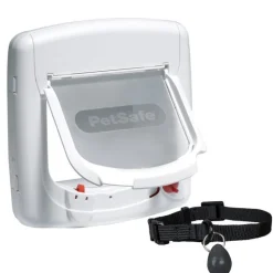 PETSAFE Chatière magnétique luxe blanche