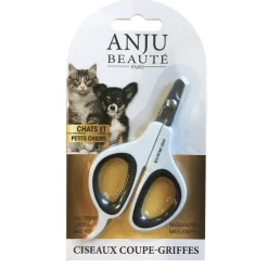 HAMIFORM Ciseaux coupe griffes pour chat et petit chien blanc