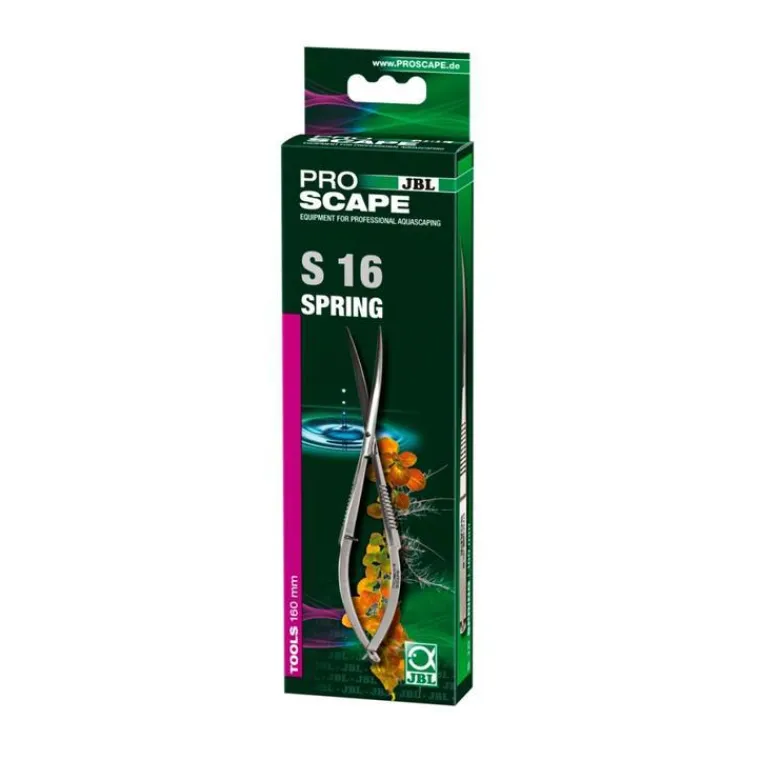 JBL Ciseaux courbes pour aquascaping coloris argent – 16 cm