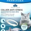 FRANCODEX Collier anti-stress pour chat coloris blanc - Ø 35 cm