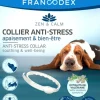 FRANCODEX Collier anti-stress pour chien de moins de 25 kg coloris blanc - Ø 60 cm