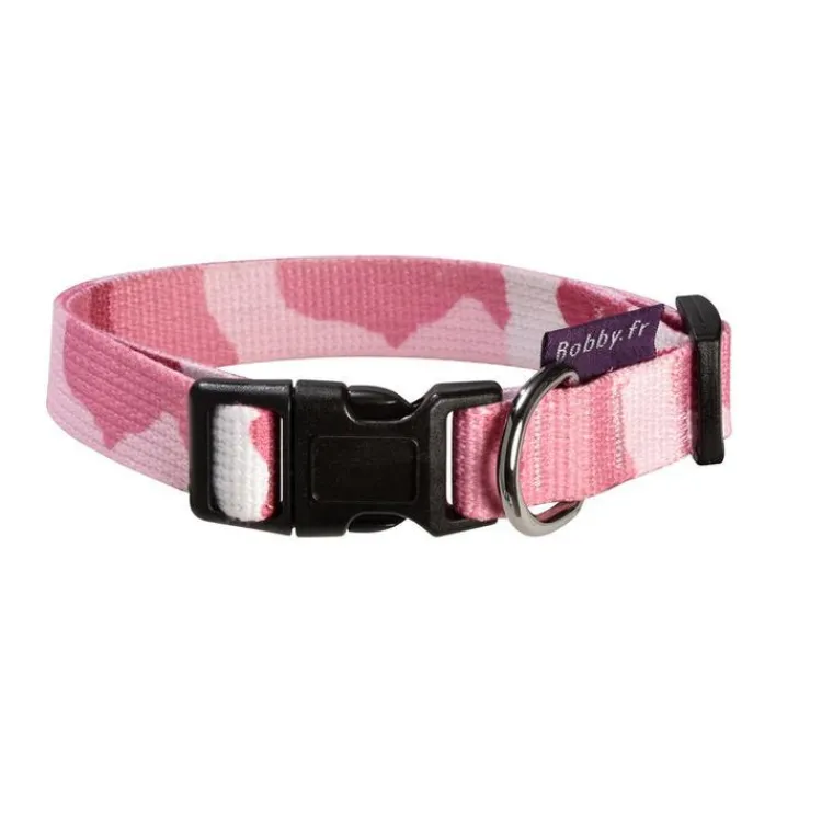 BOBBY Collier Camouflage rose taille XS