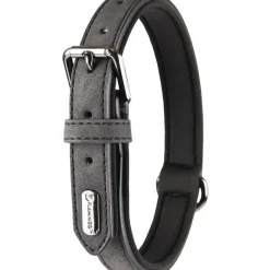 FLAMINGO Collier Delu noir 52/62 x 3 cm