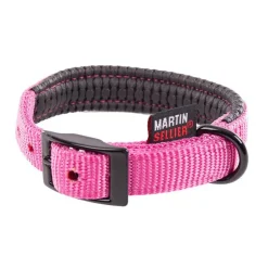 MARTIN SELLIER Collier droit Confort pour chien coloris rose - 2x45 cm