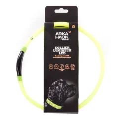 MARTIN SELLIER Collier en tube LED jaune 2,5x65 cm