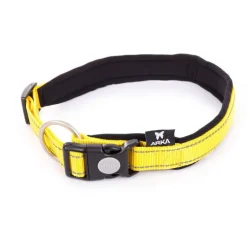 MARTIN SELLIER Collier Neo+ jaune pour chien 2,5x55/60 cm
