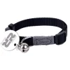 WOUAPY Collier pour chat en nylon coloris noir Basic Line - Taille unique