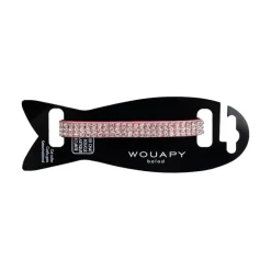 WOUAPY Collier pour chat en simili cuir coloris rose Diam's - Taille unique