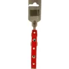 WOUAPY Collier pour chat en simili cuir python coloris rouge original avec motifs - Taille unique