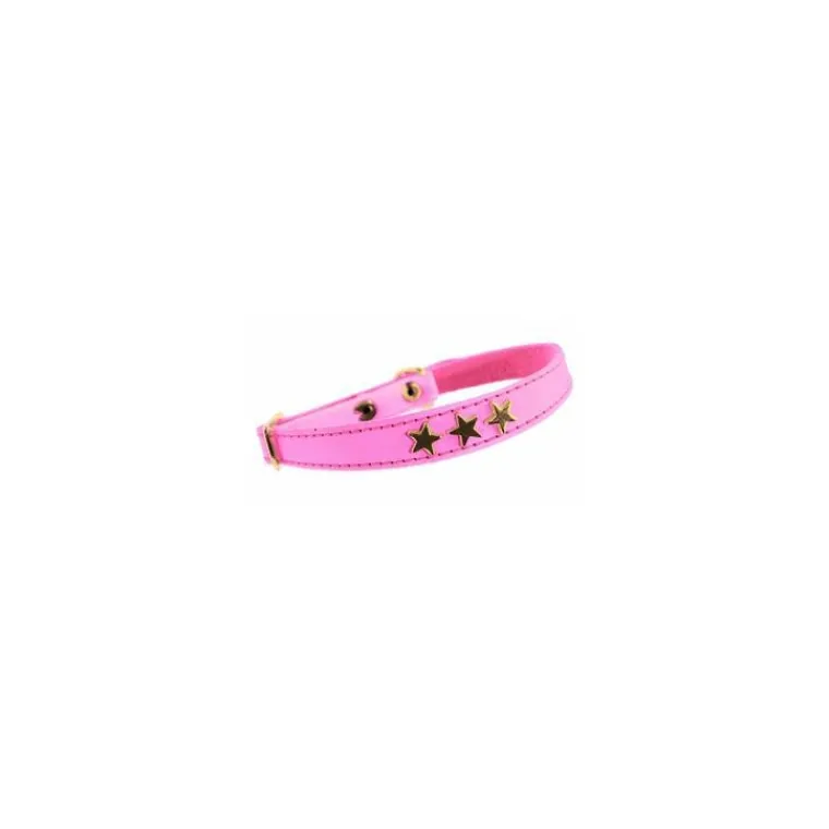 BOBBY Collier pour chat étoiles rose - 30 cm
