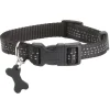 BOBBY Collier pour chien coloris noir en nylon tressé Safe – Taille L