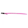 MARTIN SELLIER Collier Suédine Strass pour chat rose