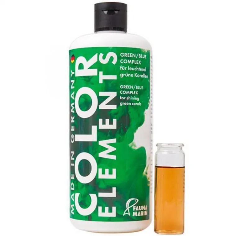 BLUE CORAL Complexe coloration verte et bleue, FAUNA MARIN, Elements Green Blue - 500ml