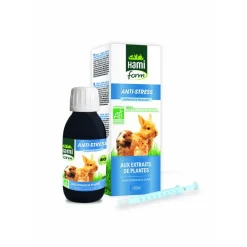 HAMIFORM Complément alimentaire anti stress bio pour rongeurs de 120 ml