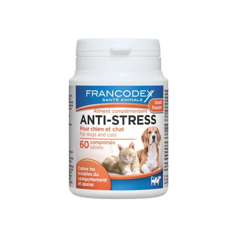 FRANCODEX Comprimés anti-stress pour chien et chat x 60