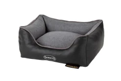 SCRUFFS Corbeille à mémoire de forme pour chien gris Hilton – Taille S
