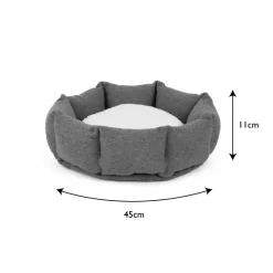 SCRUFFS Corbeille pour chat en tissu vert Eco Eden - 45 cm