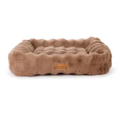 SCRUFFS Corbeille pour chien Alpine coloris marron en tissu Taille L - 75 x 60 cm