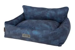 SCRUFFS Corbeille pour chien bleu Kensington – Taille XL