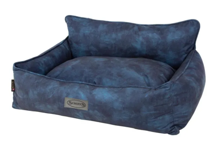 SCRUFFS Corbeille pour chien bleu Kensington – Taille XL