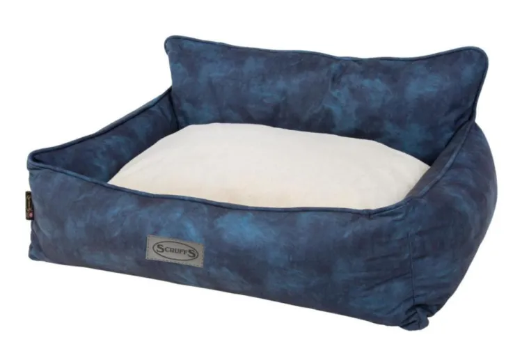 SCRUFFS Corbeille pour chien bleu Kensington – Taille XL