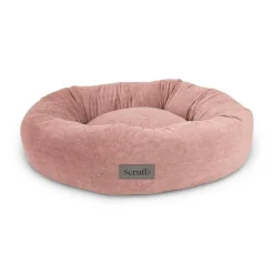 SCRUFFS Corbeille pour chien coloris rose Oslo Donut – Taille L
