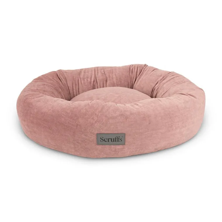 SCRUFFS Corbeille pour chien coloris rose Oslo Donut – Taille L