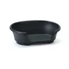 SAVIC Corbeille pour chien en plastique noir modèle Cosy Air 90 cm (fond du panier) - 104 x 70 x 30 cm