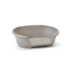 SAVIC Corbeille pour chien en plastique gris modèle Cosy Air 78 cm (fond du panier) - 90 x 60 x 26 cm