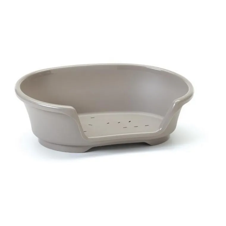SAVIC Corbeille pour chien en plastique gris modèle Cosy Air 90 cm (fond du panier) - 104 x 70 x 30 cm