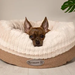 SCRUFFS Corbeille pour chien et chat beige Ellen - Taille M